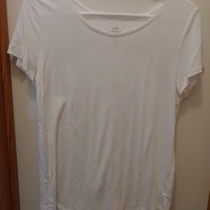 Woman white shirt top Gap medium